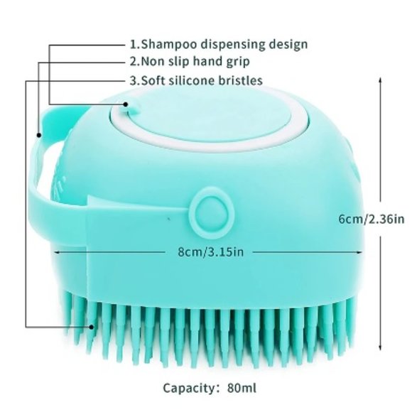 Pet Silicon Bath Brush - Picture 5 of 8